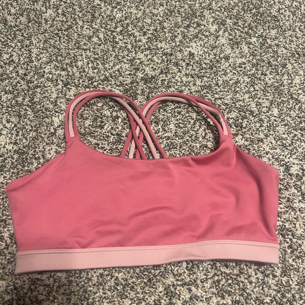 GAP Strappy Pink Sports Bra
